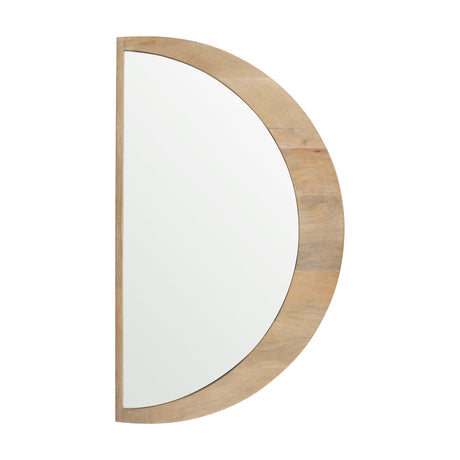 Celeste Light Brown Wood Large Mirror by Mercana at Eve Furniture