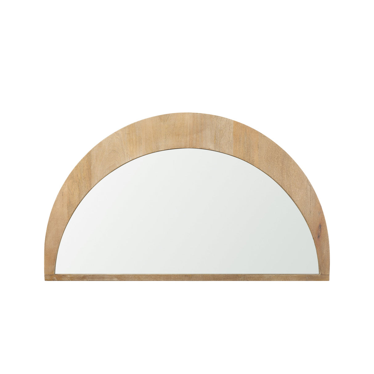 Celeste Light Brown Wood Small Mirror by Mercana at Eve Furniture
