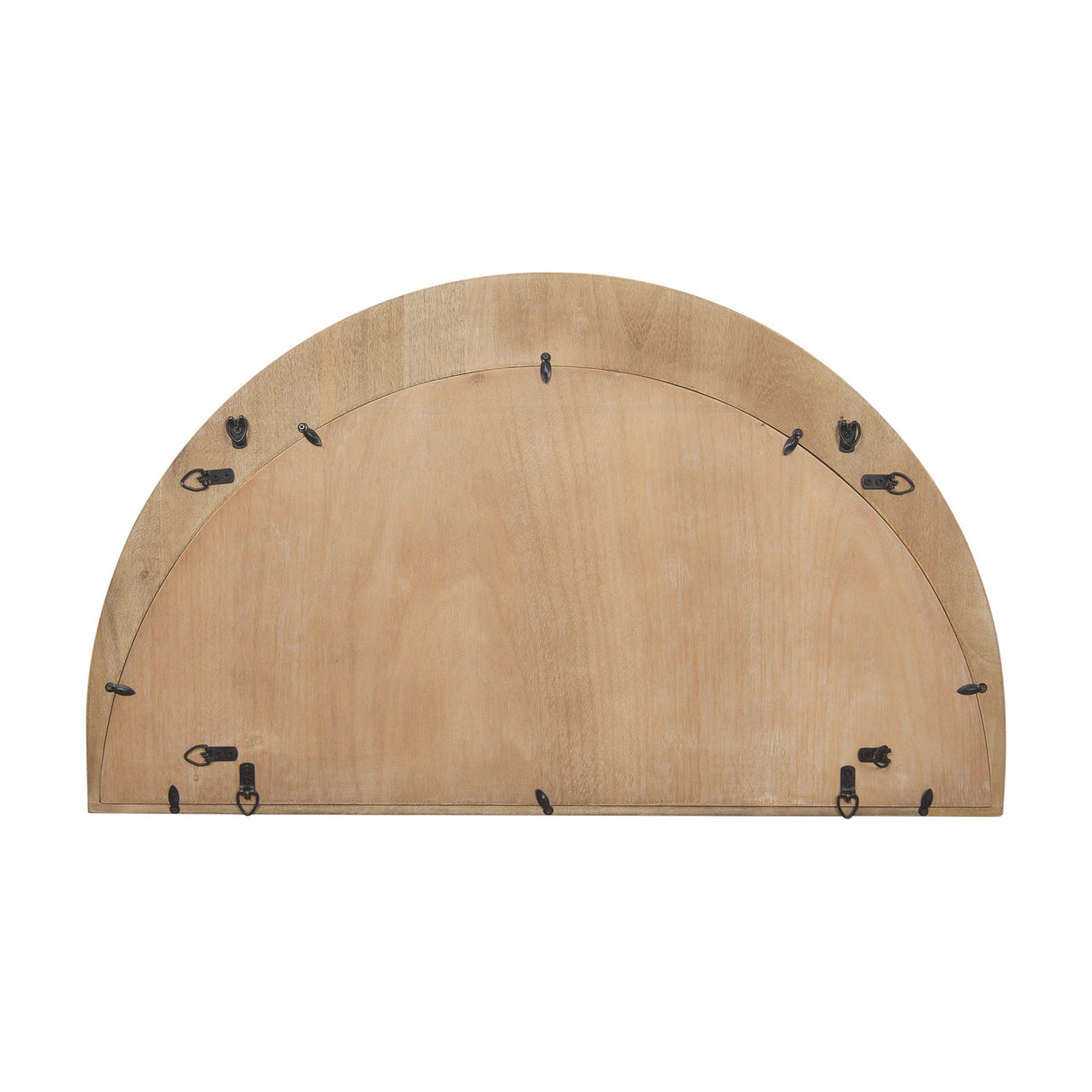 Celeste Light Brown Wood Small Mirror by Mercana at Eve Furniture