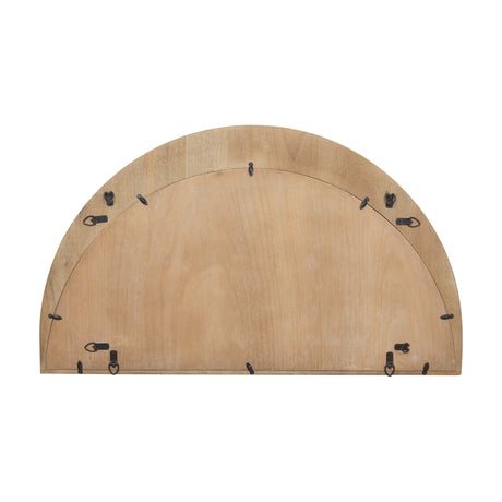 Celeste Light Brown Wood Small Mirror by Mercana at Eve Furniture