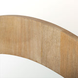 Celeste Light Brown Wood Small Mirror by Mercana at Eve Furniture