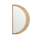 Celeste Light Brown Wood Small Mirror by Mercana at Eve Furniture