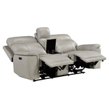 Celestia Light Gray 2-Piece Power Reclining Living Room Set