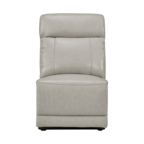 Celestia Light Gray 6-Piece Power Reclining Sectional by Homelegance at Eve Furniture