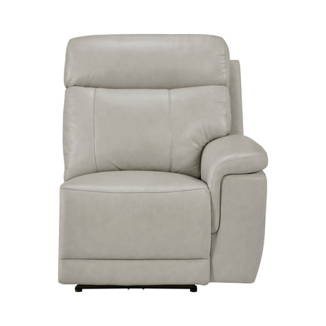 Celestia Light Gray 6-Piece Power Reclining Sectional by Homelegance at Eve Furniture