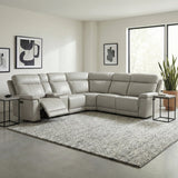 Celestia Light Gray 6-Piece Power Reclining Sectional