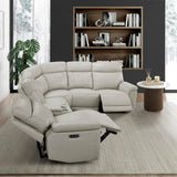 Celestia Light Gray 6-Piece Power Reclining Sectional