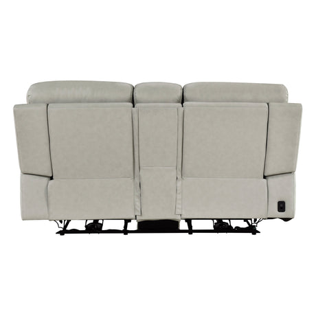 Celestia Light Gray Power Reclining Living Room Set by Homelegance at Eve Furniture