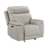 Celestia Light Gray Power Reclining Living Room Set