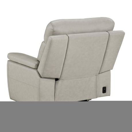 Celestia Light Gray Power Reclining Living Room Set by Homelegance at Eve Furniture
