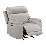 Celestia Light Gray Power Reclining Living Room Set