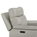 Celestia Light Gray Power Reclining Living Room Set