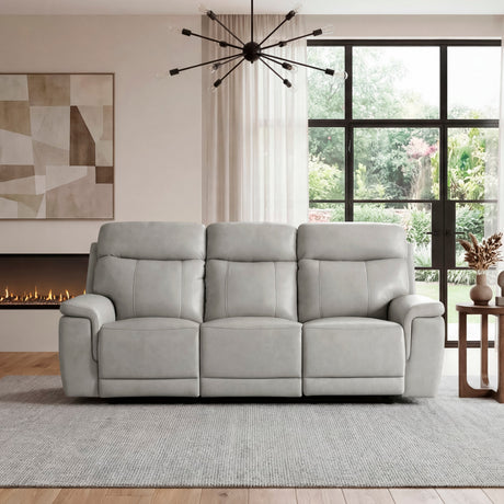 Celestia Light Gray Power Reclining Living Room Set by Homelegance at Eve Furniture