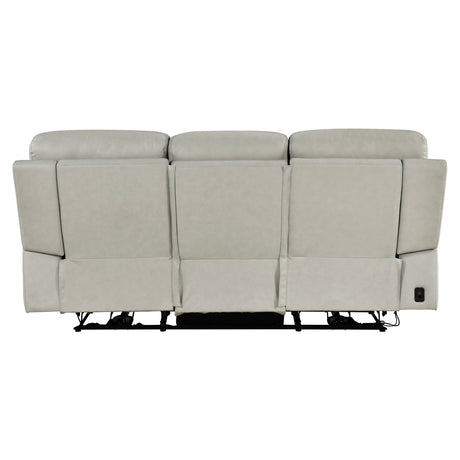Celestia Light Gray Power Reclining Living Room Set by Homelegance at Eve Furniture