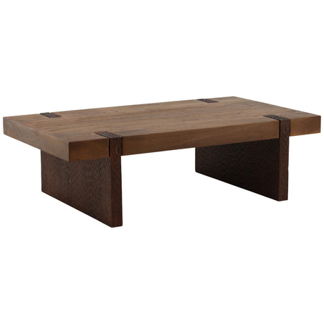 Celestino Coffee Table, Brown by Dovetail at Eve Furniture