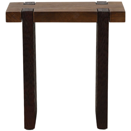 Celestino Side Table, Brown by Dovetail at Eve Furniture