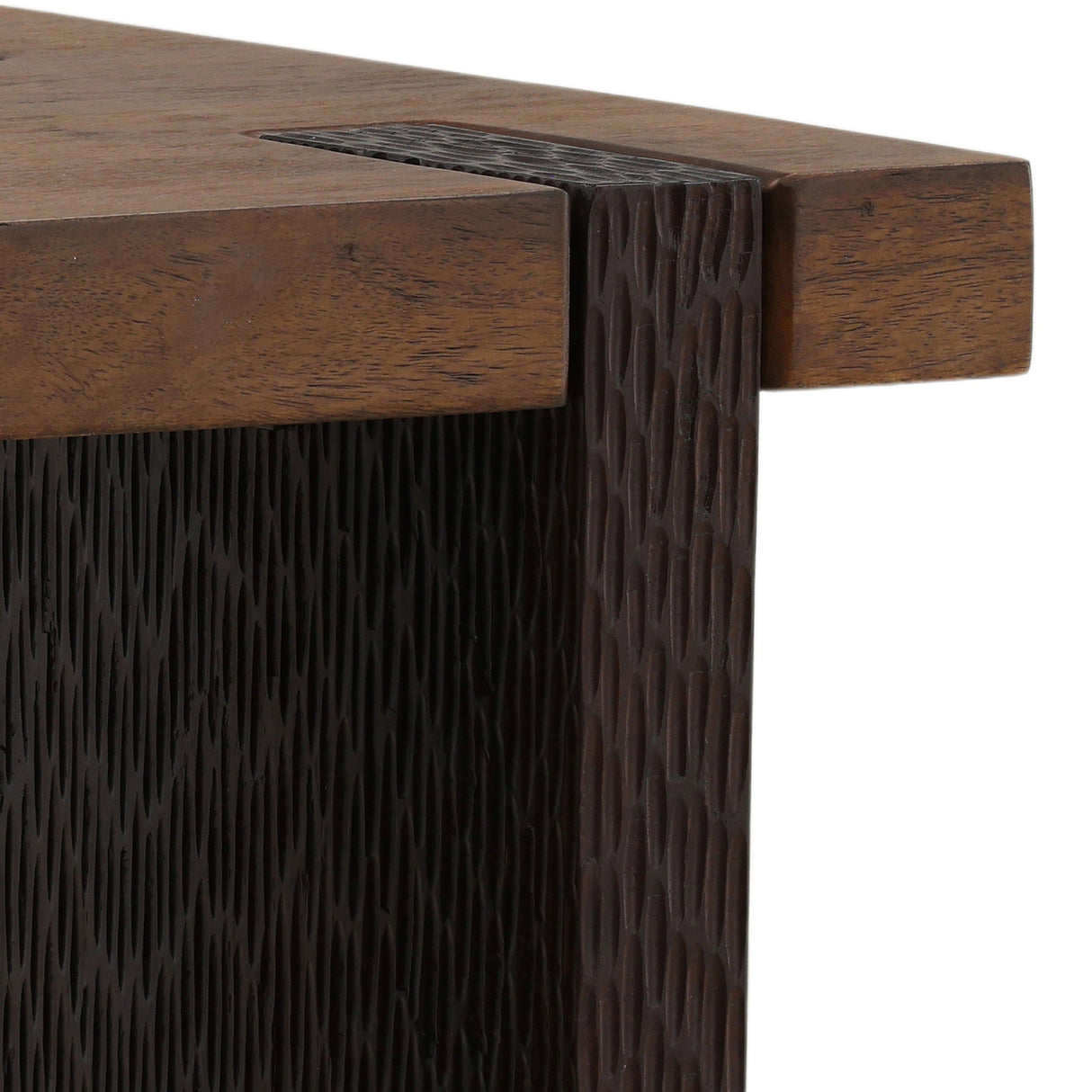 Celestino Side Table, Brown by Dovetail at Eve Furniture