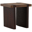 Celestino Side Table, Brown by Dovetail at Eve Furniture