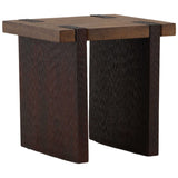Celestino Side Table, Brown by Dovetail at Eve Furniture