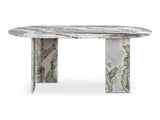 Celia Green Onyx Marble Oval Dining Table by Moe's Home at Eve Furniture