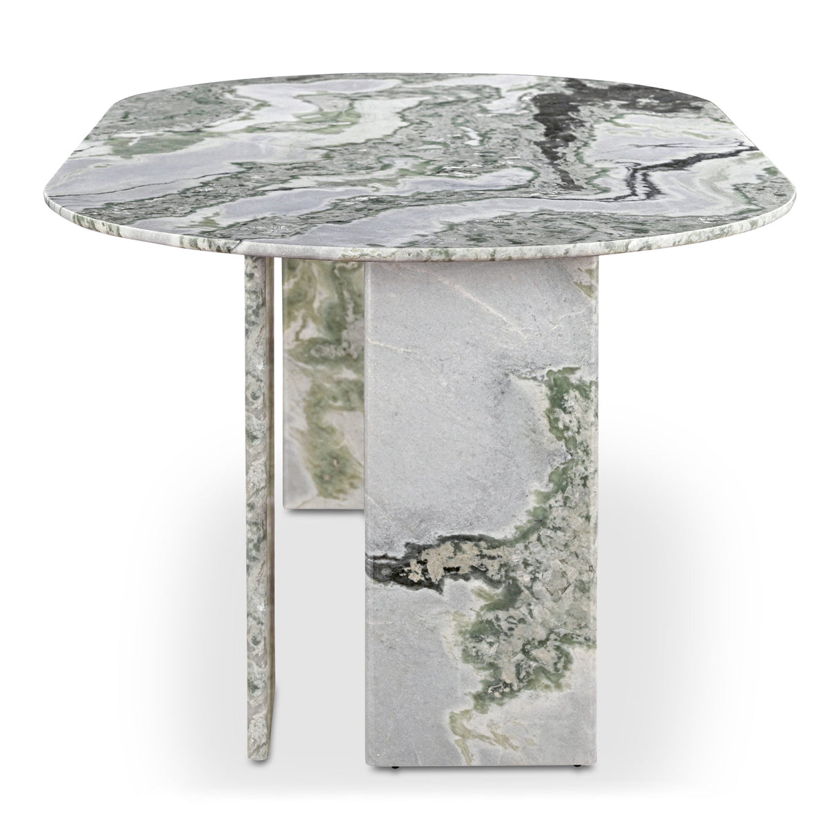 Celia Green Onyx Marble Oval Dining Table by Moe's Home at Eve Furniture