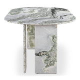 Celia Green Onyx Marble Oval Dining Table by Moe's Home at Eve Furniture