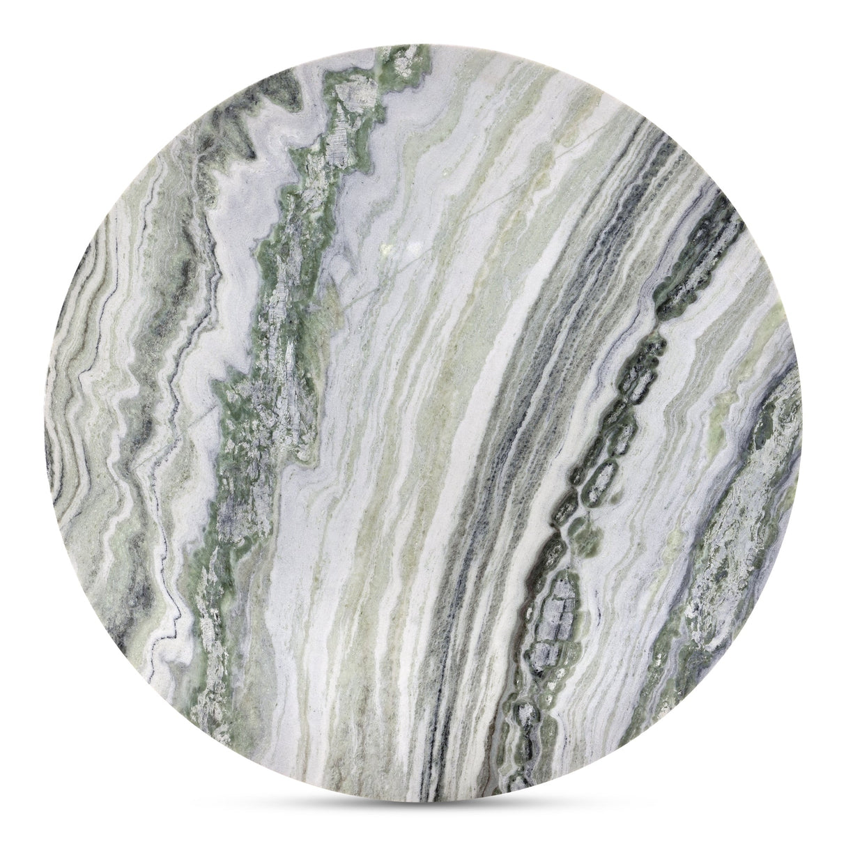 Celia Green Onyx Marble Round Dining Table by MOES at Eve Furniture