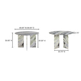 Celia Green Onyx Marble Round Dining Table by Moe's Home at Eve Furniture