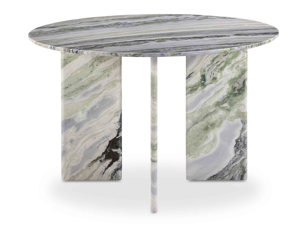 Celia Green Onyx Marble Round Dining Table by Moe's Home at Eve Furniture