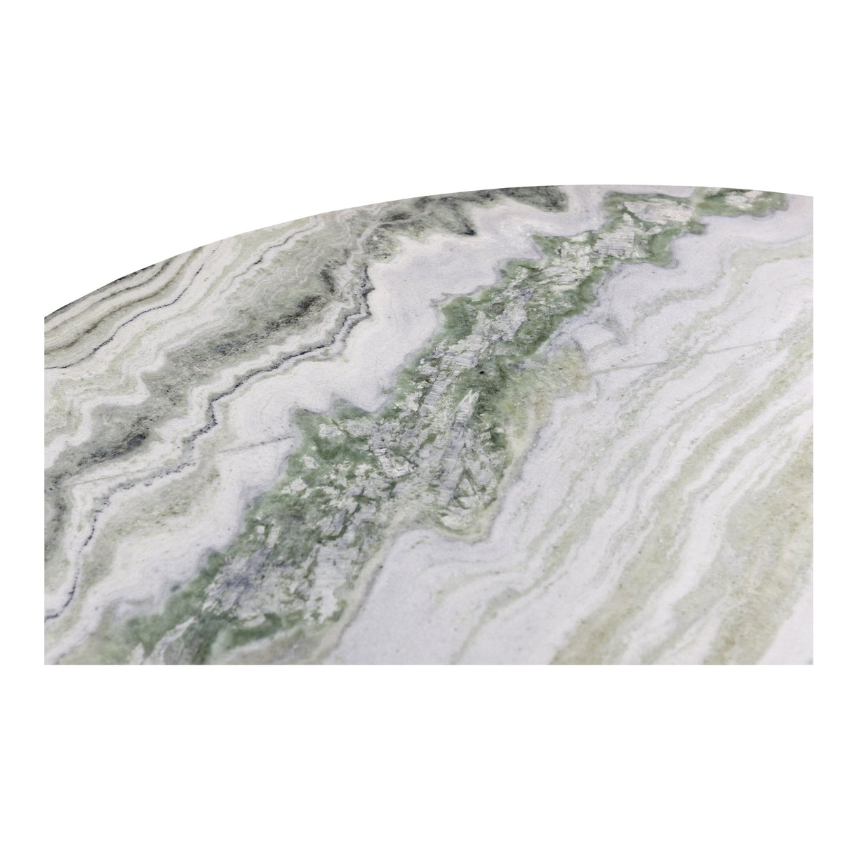Celia Green Onyx Marble Round Dining Table by Moe's Home at Eve Furniture