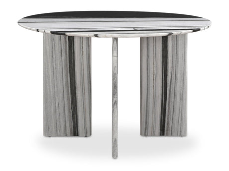 Celia Multicolor Marble Round Dining Table by MOES at Eve Furniture