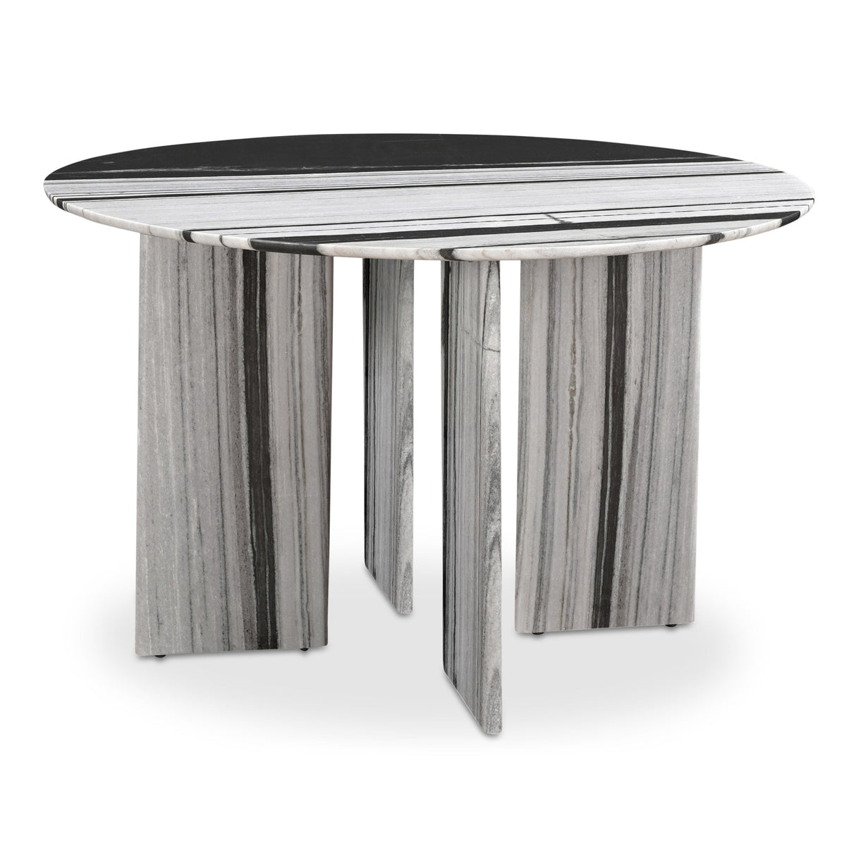 Celia Multicolor Marble Round Dining Table by MOES at Eve Furniture