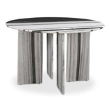 Celia Multicolor Marble Round Dining Table by MOES at Eve Furniture