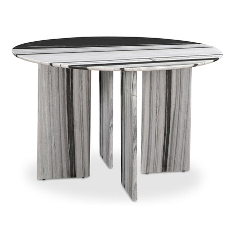 Celia Multicolor Marble Round Dining Table by MOES at Eve Furniture