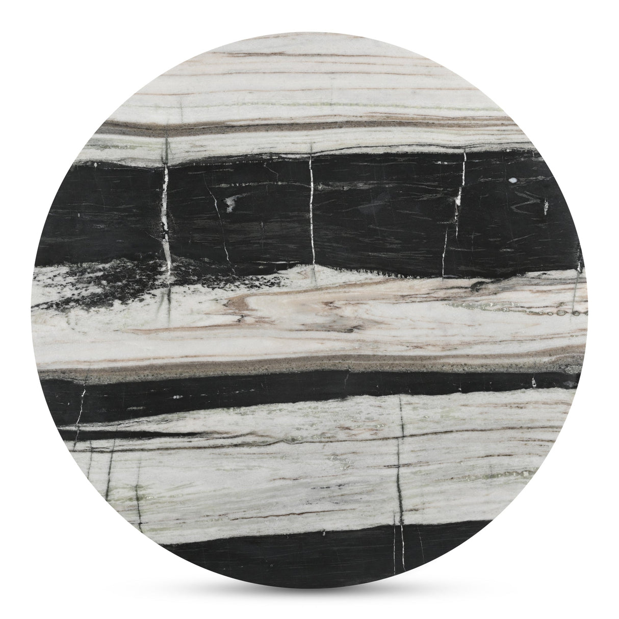 Celia Multicolor Marble Round Dining Table by MOES at Eve Furniture