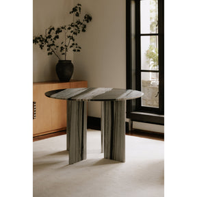 Celia Multicolor Marble Round Dining Table by MOES at Eve Furniture