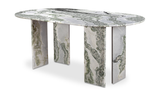 Celia Oval Dining Table Green Onyx Marble by Moe's Home at Eve Furniture