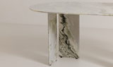 Celia Oval Dining Table Green Onyx Marble by Moe's Home at Eve Furniture