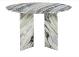 Celia Round Dining Table - Green Onyx Marble by Moe's Home at Eve Furniture