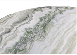 Celia Round Dining Table - Green Onyx Marble by Moe's Home at Eve Furniture