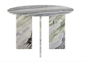 Celia Round Dining Table - Green Onyx Marble by Moe's Home at Eve Furniture
