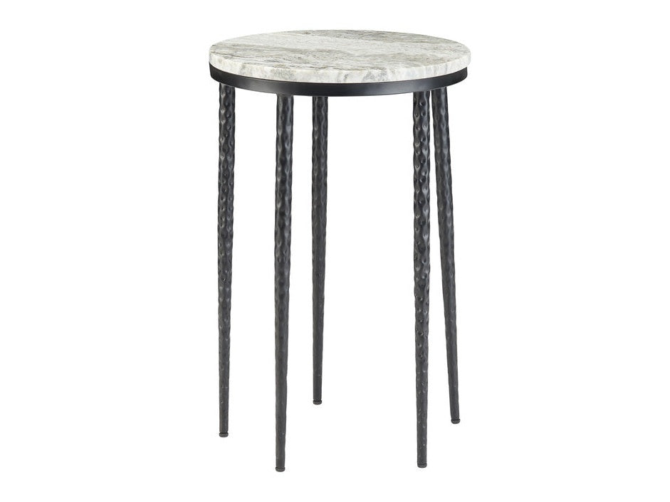 Celia White/Black Accent Table by Crestview at Eve Furniture