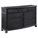 Celina 9-drawer Bedroom Dresser Black