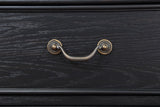 Celina Black 9-Drawer Bedroom Dresser with Mirror