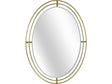 Celine Gold Wall Mirror by Crestview at Eve Furniture