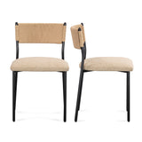 Celine Performance Boucle Dining Chair - Set of 2 by TOV Furniture at Eve Furniture