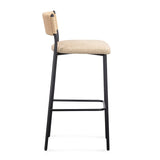 Celine Performance Boucle Stool by TOV Furniture at Eve Furniture