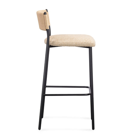 Celine Performance Boucle Stool by TOV Furniture at Eve Furniture