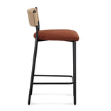 Celine Performance Boucle Stool by TOV Furniture at Eve Furniture