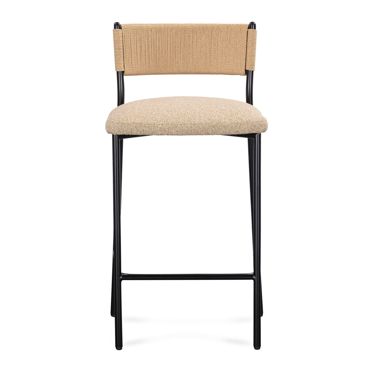 Celine Performance Boucle Stool by TOV Furniture at Eve Furniture
